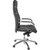 MID.YOU pisarniški stol usnje črna | Shoptok.si