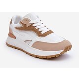 Kesi Women's sports shoes on platform white-beige Henley cene