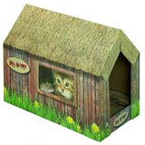 Nobby praskalnik v kartonu z mačjo meto v obliki hišice - 49 x 26 x 36 cm | Shoptok.si