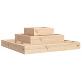 Maison Chic Visoka greda - Greda - Cvetlični Lonec 80x80x27 cm trdna borovina, (21789097) | Shoptok.si