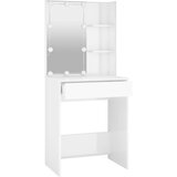  Toaletni stolić s LED svjetlima sjajni bijeli 60 x 40 x 140 cm | Shoptok.si