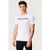 Jack & Jones Muška majica LOGO TEE Crew Neck Bjela Cijene