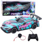 Rc trkaći automobil s osvijetljenim tirkiznim tijelom | shoptok.hr