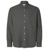 Selected Srajce z dolgimi rokavi Noos Regnoah Shirt - Gray Flannel Siva Cene