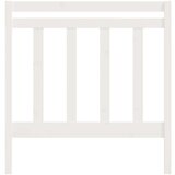  Posteljno vzglavje belo 95x4x100 cm trdna borovina, (20726164) | Shoptok.si