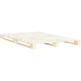 Maison Chic Posteljni okvir - Dvoposteljna postelja - Zakonska postelja iz palet trdna borovina 160x200 cm, (21692712) | Shoptok.si