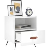  Noćni ormarići 2 kom sjajni bijeli 40 x 35 x 47,5 cm drveni | shoptok.hr