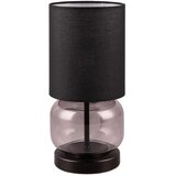 Tri O Črna/vijolična namizna svetilka s tekstilnim senčnikom (višina 28,5 cm) Elio – | Shoptok.si