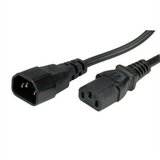 Secomp value monitor/UPS power kabl, IEC 320 C14 - C13, black, 1.0m ( 1648 ) Cene