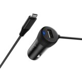 hoco. Avto polnilec z mikro USB kablom, 1 x USB, 2.4 A max. - Z21A Ascender enojni USB | Shoptok.si