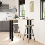  Noge za barski stol 4 kom Crne 110-112 cm Čelične | shoptok.hr