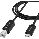 USB-B NA USB-C KABEL 1M ZA TELEFONE 3.0 2.0 HITER PRENOS PODATKOV, (5000259916)