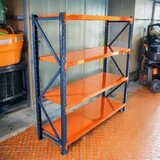 SUPERHOME 200x200x60cm 4x200kg Potpuno Metalna Montažna Polica Slike