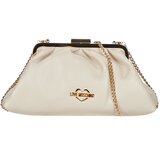 Love Moschino Večerne torbice CLUTCH Bež cene