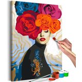  Slika za samostalno slikanje - Tiger on Shoulder 40x60 | shoptok.hr