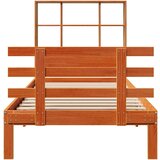 vidaXL Krevet s regalom za knjige bez madraca 90 x 190 cm od borovine | shoptok.hr