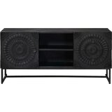 TV ormar s ladicama s policom s pohranom Crna 105 x 30 x 54 cm | shoptok.hr