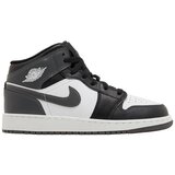 Nike Visoke superge Jordan 1 Mid Black White Iron Grey (GS) Siva Cene