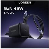 Ugreen 45W USB-C GaN, Quick Charge, crni | shoptok.hr