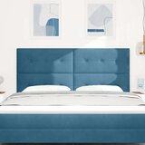  LED glava kreveta S LED lampica Plava 180 cm Poliester | shoptok.hr
