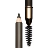 Clarins Eyebrow Crayon Sourcils svinčnik za obrvi s krtačko odtenek 01 - Dark Brown 1,1 g | Shoptok.si