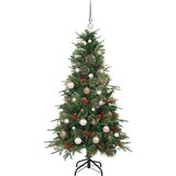vidaXL Umetno Zložljivo Božično Drevo Zelena 150 cm PE in PVC | Shoptok.si