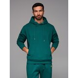Ombre Unisex sweatshirt with pockets and hood - dark green | ePonuda.com