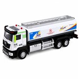  Metal Tank Truck Drive Lights Sounds Blue and White 1:40 | Shoptok.si