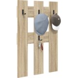 vidaXL Nadwyčajna obešalnik za plašče sonoma hrast 65 x 3 x 100 cm | Shoptok.si