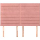  Uzglavlja 4 kom ružičasti 72 x 5 x 78/88 cm baršunasta | shoptok.hr