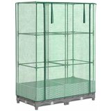 Maison Chic Visoka greda - Greda - Cvetlični Lonec s prevleko za rastlinjak videz ratana 80x40x123 cm, (21789106) | Shoptok.si