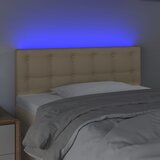  LED uzglavlje krem 90x5x78/88 cm od tkanine | shoptok.hr