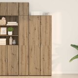  Highboard 2 pcs Umjetnički hrast 70 x 42,5 x 185 cm | Eponuda.com