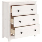  Komoda bijela 70 x 35 x 80 cm od masivne borovine | shoptok.hr