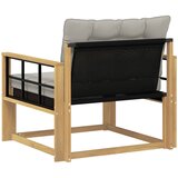  Set vanjskih sofa Čvrsto drvo akacije i Textilene | shoptok.hr