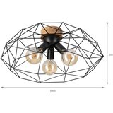 Brilagi plafonsko svetlo woody basket 3xE27/60W/230V ø 60 cm hrast | Eponuda.com