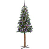 vidaXL Ožja jelka med 300 LED Zelena 180 cm PVC in trden bor | Shoptok.si