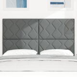  Vzglavje z LED lučmi z vzglavjem Siva 160 cm blago, (5000043956) | Shoptok.si