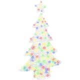 vidaXL Božično drevo med 100 LED večbarvno 120 cm Akril | Shoptok.si