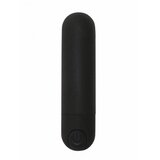  Vibro metak, 10 funkcija vibracije, 7.5 cm, Crni Cene