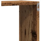  Zidna polica boja staro drvo 96x18x60 cm konstruirano drvo | shoptok.hr