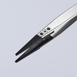 Knipex 92 81 01 ESD pinceta s izmjenjivim vrhovima 1 komad tupi vrh 130 mm | Eponuda.ba