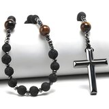 IZMAEL Ogrlica Krunica MC-38846 - Crna / Smeđa | shoptok.hr