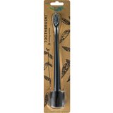 Natural Family CO. bio Toothbrush & Stand - Pirate Black Cijene