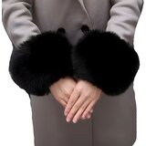  Kožušinske manšete - Črna | Shoptok.si
