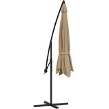  Konzolni vrtni suncobran s aluminijskim stupom 350 cm smeđesivi | shoptok.hr
