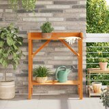  Stol za presađivanje Smeđa 75 x 40 x 90 cm Čvrsto borovo drvo Cijene
