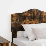  Vzglavje z vzglavjem Dimljeni oreh 90 cm Konstruiran les, (5000110576) | Shoptok.si