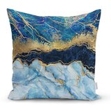 Minimalist Cushion Covers jastučnica Marble With Blue, 45 x 45 cm | shoptok.hr