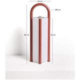 Kave Home LED prenosljiva zunanja svetilka na USB ø 16 cm Leros – | Shoptok.si